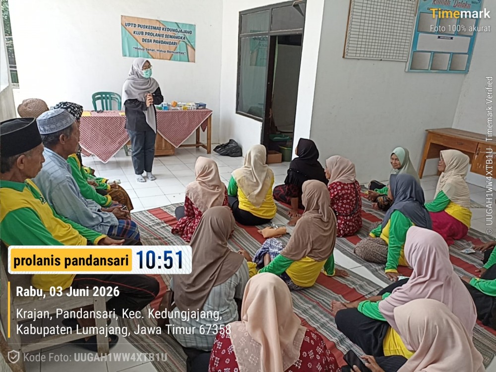 Dokter Puskesmas Kedungjajang Berikan Pembinaan Kesehatan bagi Warga Hipertensi di Desa Pandansari